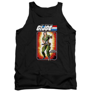 AN OFFCIALLY LICENSED G.I. JOE LADY JAYE CARD ADULT UNISEX TANK TOP BLACK