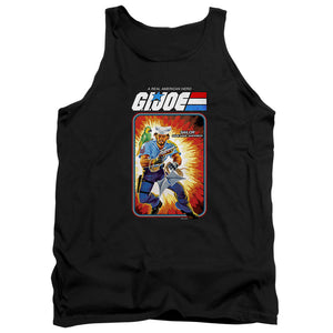 AN OFFCIALLY LICENSED G.I. JOE SHIPWRECK CARD ADULT UNISEX TANK TOP BLACK