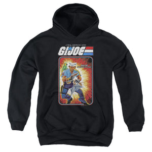AN OFFCIALLY LICENSED G.I. JOE SHIPWRECK CARD YOUTH HOODIE BLACK