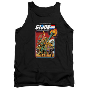 AN OFFCIALLY LICENSED G.I. JOE HERO GROUP ADULT UNISEX TANK TOP BLACK