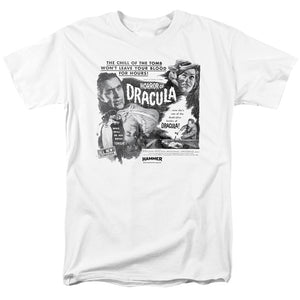 AN OFFCIALLY LICENSED HAMMER HOUSE OF HORROR BRIDE MEN'S REGULAR FIT T-SHIRT WHITE