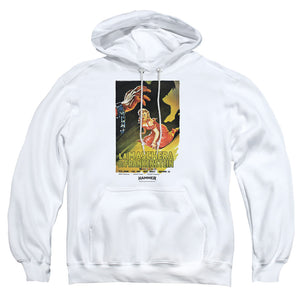 AN OFFCIALLY LICENSED HAMMER HOUSE OF HORROR LA MASCHERA ADULT UNISEX PULLOVER HOODIE WHITE