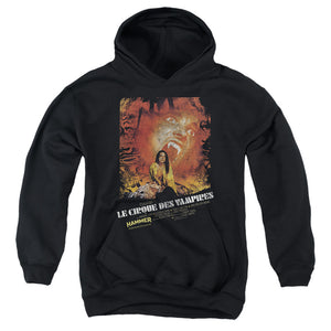 AN OFFCIALLY LICENSED HAMMER HOUSE OF HORROR LE CIRQUE YOUTH HOODIE BLACK