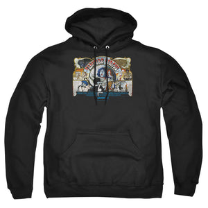 AN OFFCIALLY LICENSED HAMMER HOUSE OF HORROR CIRCUS ADULT UNISEX PULLOVER HOODIE BLACK