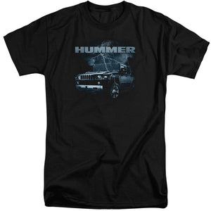 AN OFFCIALLY LICENSED HUMMER STORMY RIDE MEN'S TALL FIT T-SHIRT BLACK
