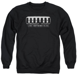 AN OFFCIALLY LICENSED HUMMER GRILL ADULT UNISEX CREWNECK SWEATSHIRT BLACK