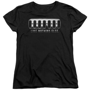 AN OFFCIALLY LICENSED HUMMER GRILL WOMEN'S REGULAR FIT T-SHIRT BLACK