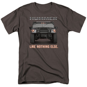 AN OFFCIALLY LICENSED HUMMER LIKE NOTHING ELSE MEN'S REGULAR FIT T-SHIRT CHARCOAL