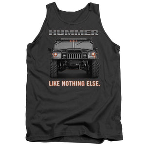 AN OFFCIALLY LICENSED HUMMER LIKE NOTHING ELSE ADULT UNISEX TANK TOP CHARCOAL