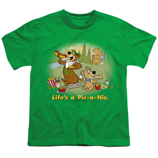 Yogi Bear Lifes A Pic-A-Nic Licensed Kid's T-Shirt (Ages 4-7) SM-XL