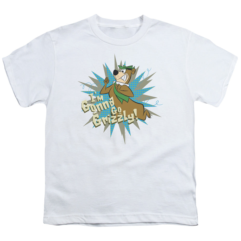Yogi Bear Going Grizzly Licensed Kid's T-Shirt (Ages 4-7) SM-MD