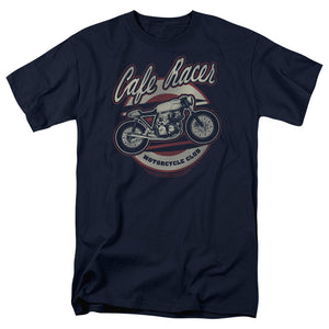 AN OFFCIALLY LICENSED HONDA CAFE RACER MEN'S REGULAR FIT T-SHIRT NAVY