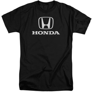 AN OFFCIALLY LICENSED HONDA STANDARD LOGO MEN'S TALL FIT T-SHIRT BLACK