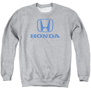 AN OFFCIALLY LICENSED HONDA STANDARD LOGO ADULT UNISEX CREWNECK SWEATSHIRT ATHLETIC HEATHER