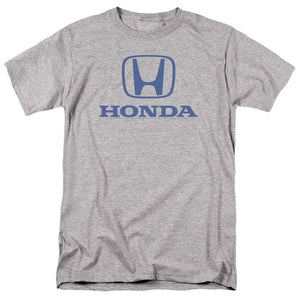 AN OFFCIALLY LICENSED HONDA STANDARD LOGO MEN'S REGULAR FIT T-SHIRT ATHLETIC HEATHER