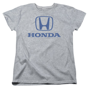 AN OFFCIALLY LICENSED HONDA STANDARD LOGO WOMEN'S REGULAR FIT T-SHIRT ATHLETIC HEATHER