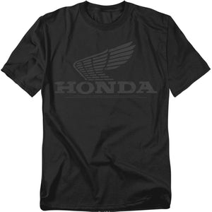 AN OFFCIALLY LICENSED HONDA VINTAGE WING MEN'S REGULAR FIT T-SHIRT BLACK