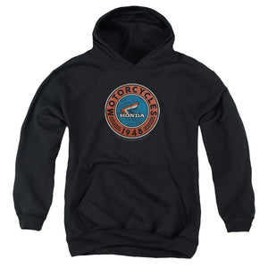 AN OFFCIALLY LICENSED HONDA MOTORCYCLE YOUTH HOODIE BLACK