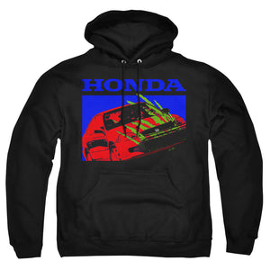 AN OFFCIALLY LICENSED HONDA CIVIC BOLD ADULT UNISEX PULLOVER HOODIE BLACK