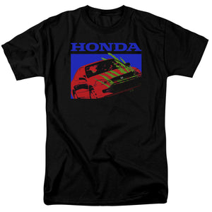 AN OFFCIALLY LICENSED HONDA CIVIC BOLD MEN'S REGULAR FIT T-SHIRT BLACK