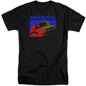 AN OFFCIALLY LICENSED HONDA CIVIC BOLD MEN'S TALL FIT T-SHIRT BLACK