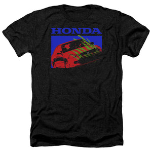 AN OFFCIALLY LICENSED HONDA CIVIC BOLD MEN'S HEATHER T-SHIRT CHARCOAL