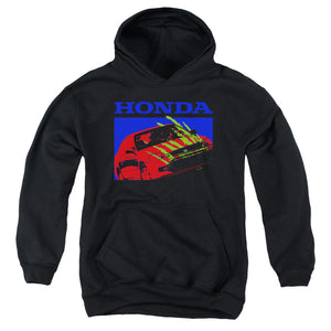 AN OFFCIALLY LICENSED HONDA CIVIC BOLD YOUTH HOODIE BLACK