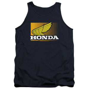 AN OFFCIALLY LICENSED HONDA WING GRADIENT ADULT UNISEX TANK TOP NAVY
