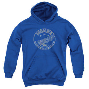 AN OFFCIALLY LICENSED HONDA MOTORCYCLES SINCE 1948 YOUTH HOODIE ROYAL