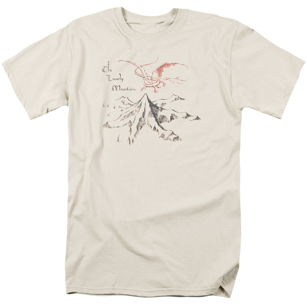 The Hobbit Lonely Mountain Licensed Adult Unisex T-Shirt Regular Fit Tee SM-3X