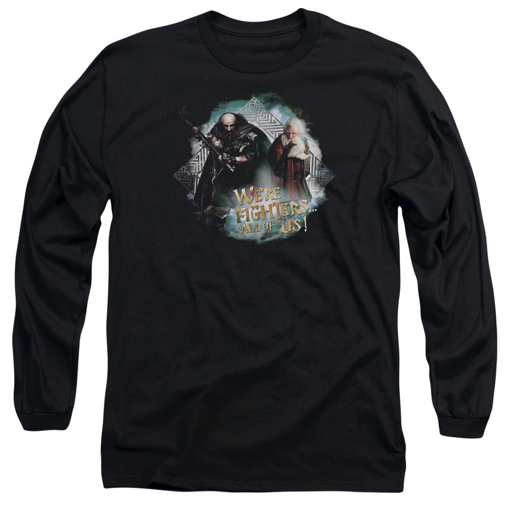The Hobbit Were Fighers Licensed Adult Unisex Long Sleeve T-Shirt SM-2X