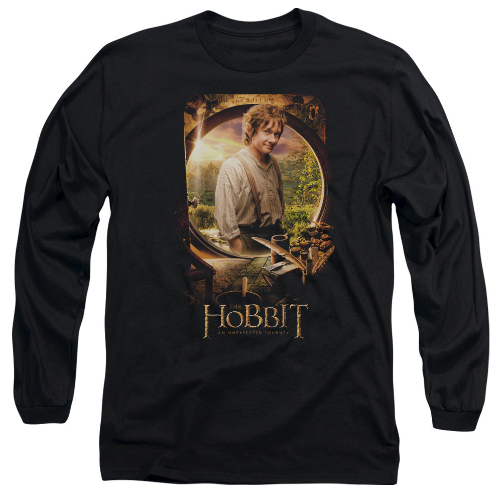 The Hobbit Bilbo Poster Licensed Adult Unisex Long Sleeve T-Shirt SM-2X