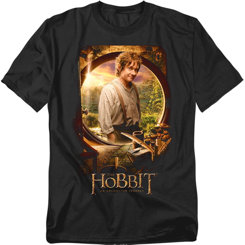 The Hobbit Bilbo Poster Licensed Adult Unisex T-Shirt Regular Fit Tee SM-3X