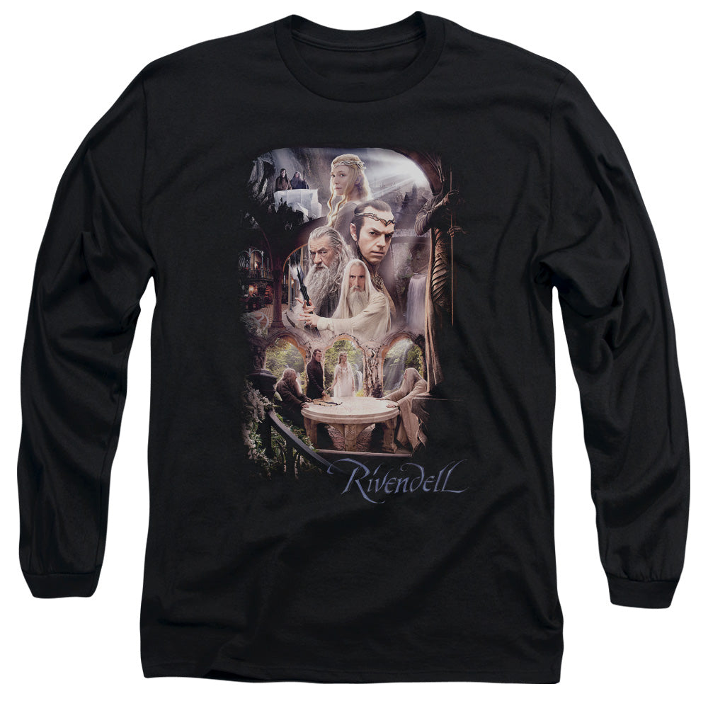The Hobbit Rivendell Licensed Adult Unisex Long Sleeve T-Shirt SM-2X