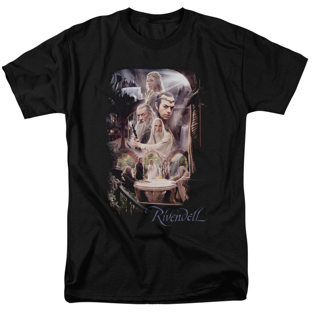 The Hobbit Rivendell Licensed Adult Unisex T-Shirt Regular Fit Tee SM-3X