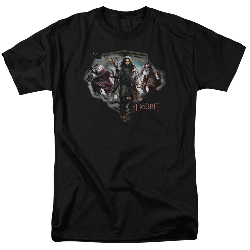 The Hobbit Three Dwarves Licensed Adult Unisex T-Shirt Regular Fit Tee SM-3X