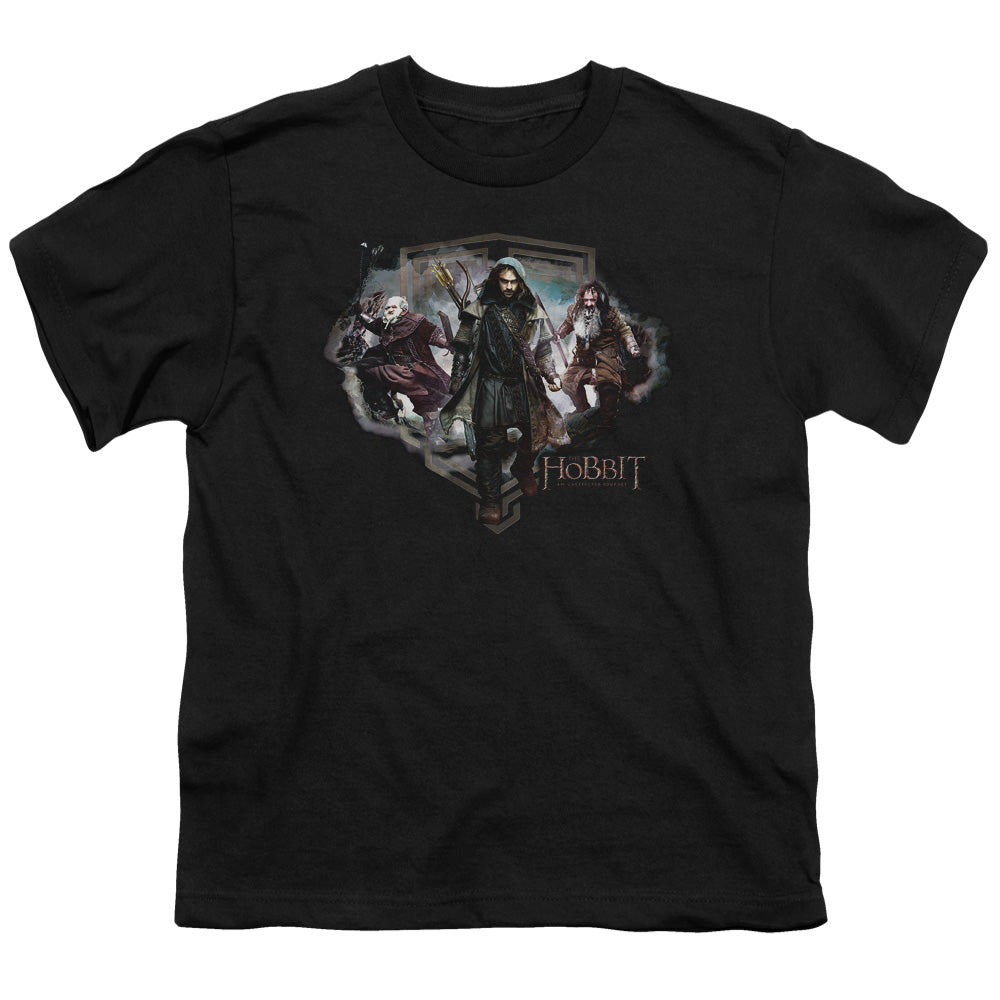 The Hobbit Three Dwarves Licensed Kid's T-Shirt (Ages 4-7) XS-XL