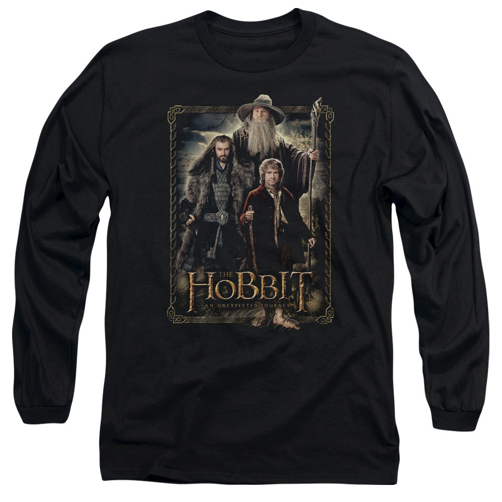 The Hobbit The Three Licensed Adult Unisex Long Sleeve T-Shirt SM-2X