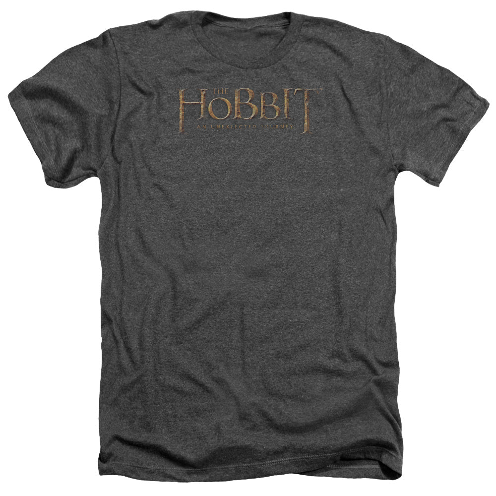 The Hobbit Distressed Logo Licensed Adult Unisex T-Shirt Heather Tee SM-2X