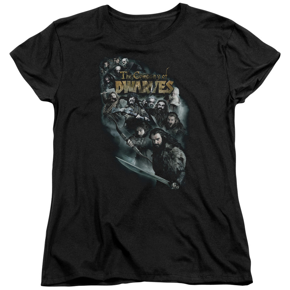 The Hobbit Company Of Dwarves Licensed Women's T-Shirt Regular Fit SM-2X
