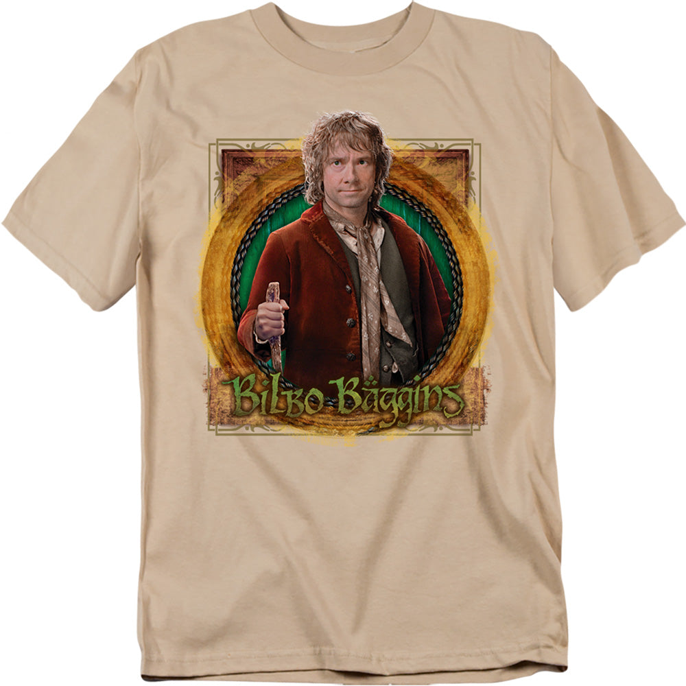 The Hobbit Mr. Baggins Licensed Adult Unisex T-Shirt Regular Fit Tee SM-3X