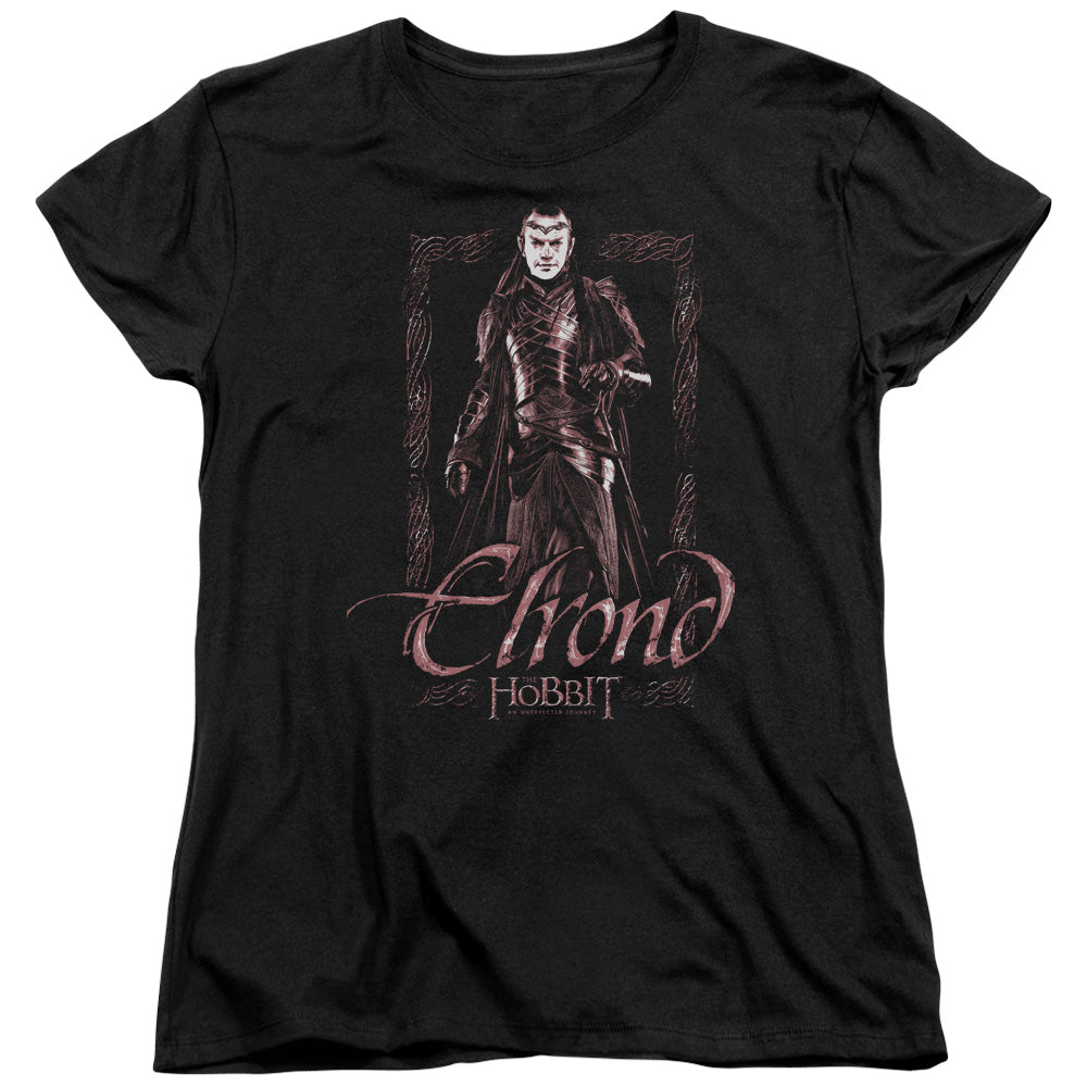The Hobbit Elrond Stare Licensed Women's T-Shirt Regular Fit SM-2X