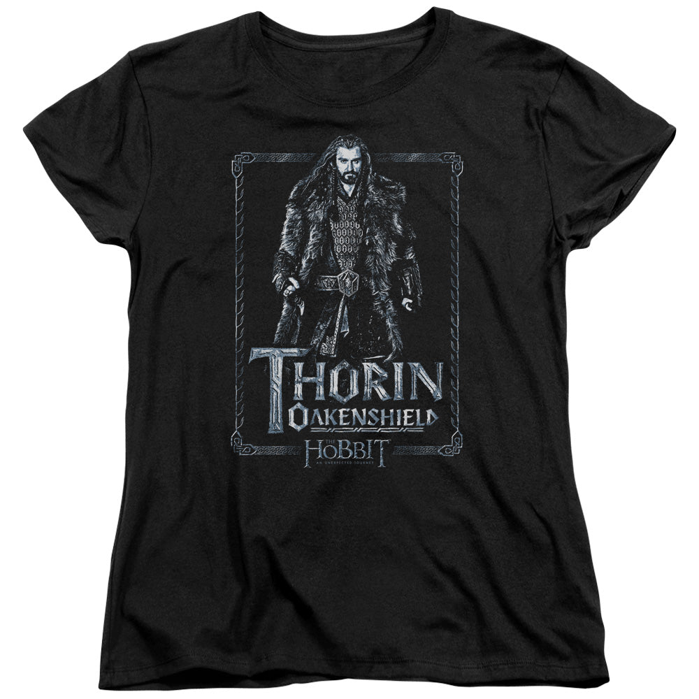 The Hobbit Thorin Stare Licensed Women's T-Shirt Regular Fit SM-2X