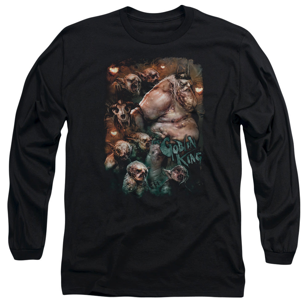 The Hobbit Goblin King Licensed Adult Unisex Long Sleeve T-Shirt SM-2X