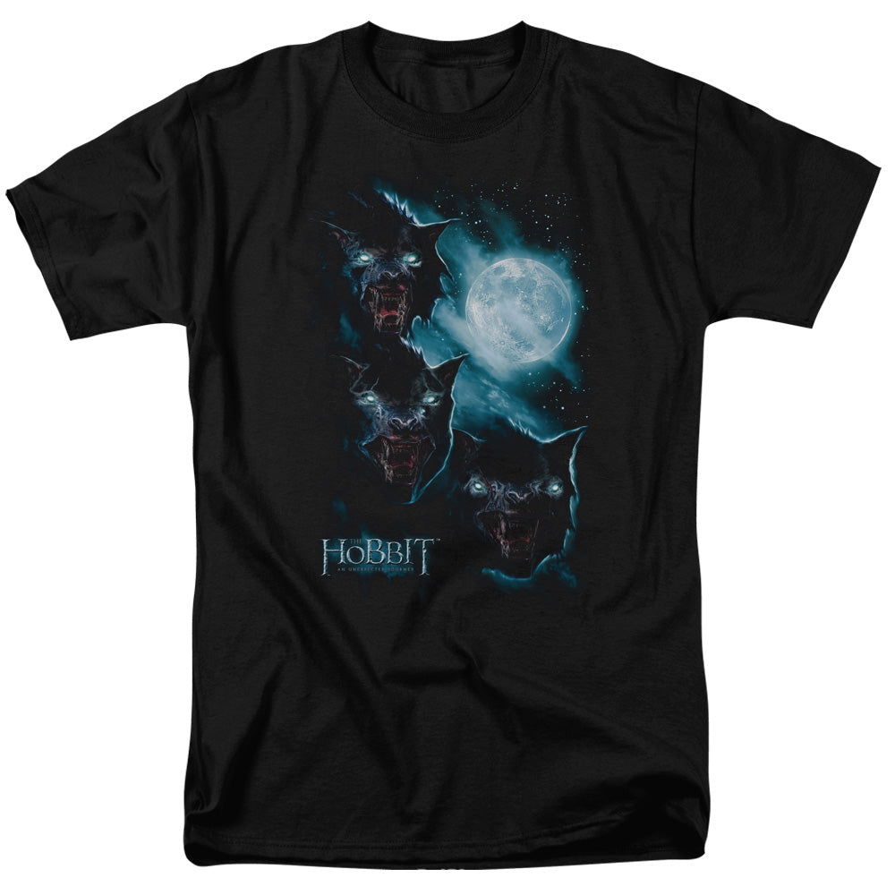 The Hobbit Three Warg Moon Licensed Adult Unisex T-Shirt Regular Fit Tee SM-3X
