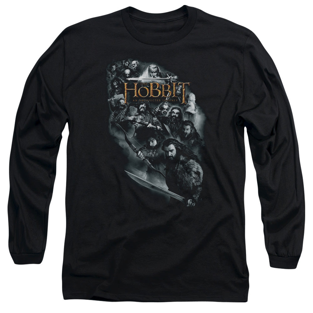 The Hobbit Cast Of Characters Licensed Adult Unisex Long Sleeve T-Shirt SM-2X