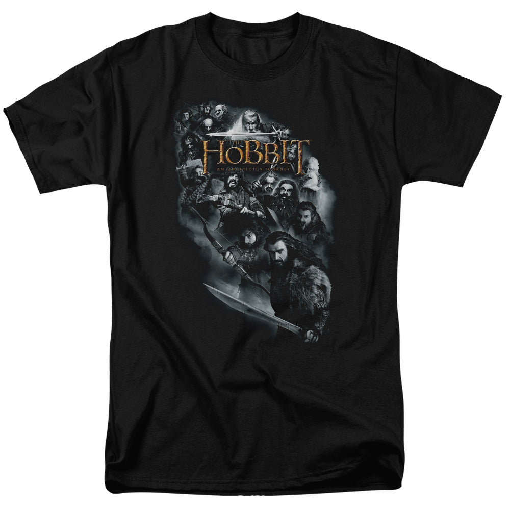 The Hobbit Cast Of Characters Licensed Adult Unisex T-Shirt Regular Fit Tee