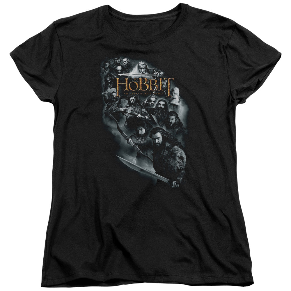 The Hobbit Cast Of Characters Licensed Women's T-Shirt Regular Fit SM-2X