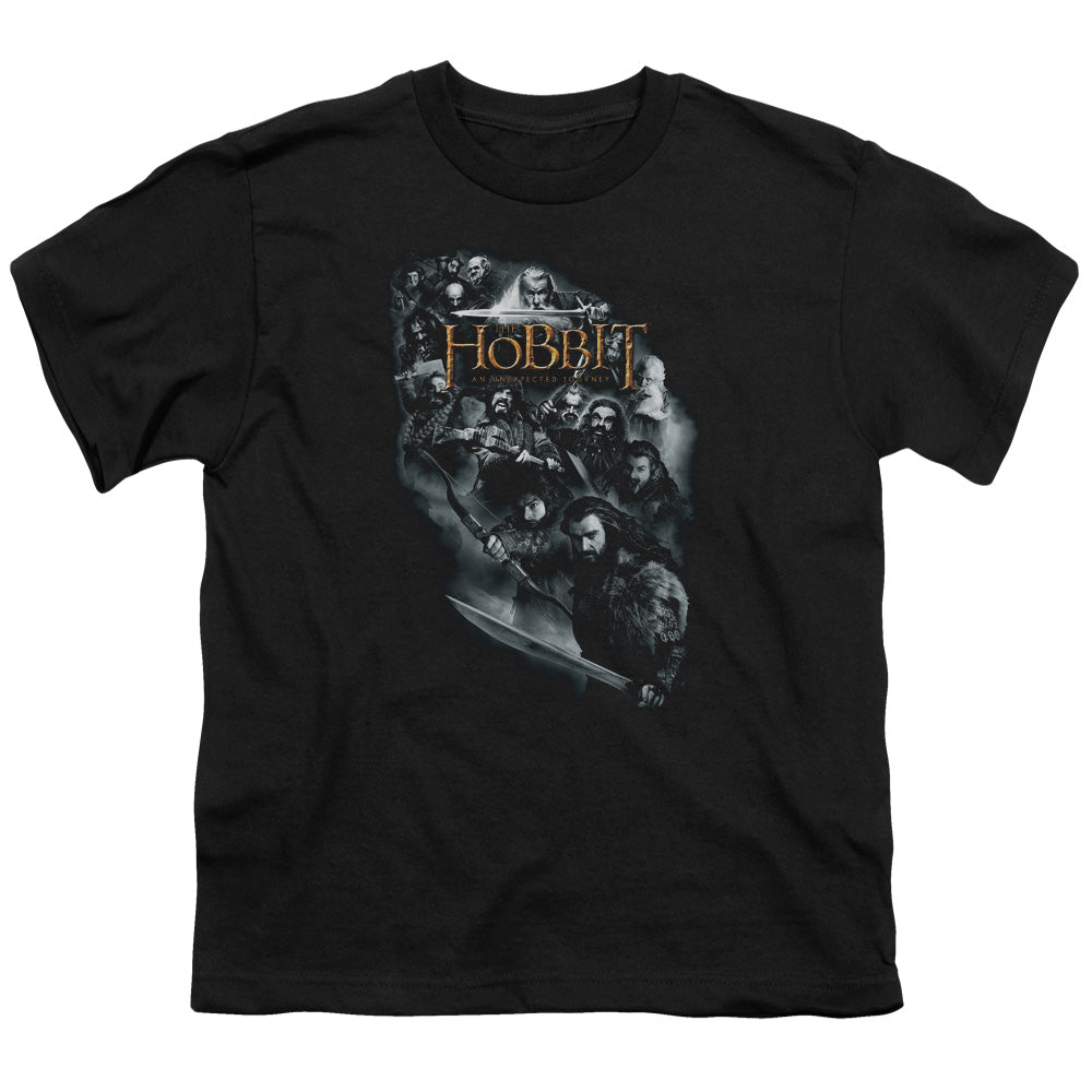 The Hobbit Cast Of Characters Licensed Kid's T-Shirt (Ages 4-7) XS-XL