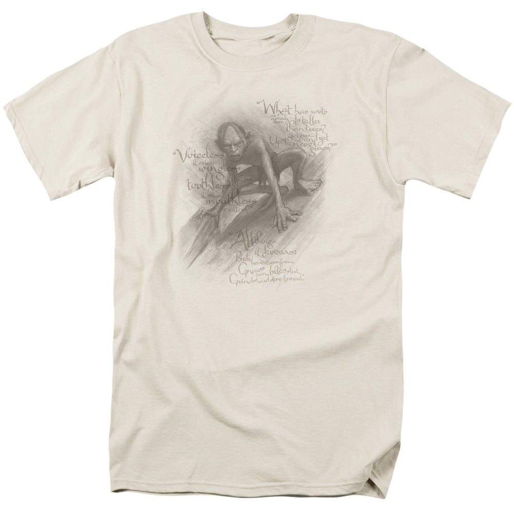 The Hobbit Riddles Licensed Adult Unisex T-Shirt Regular Fit Tee SM-3X